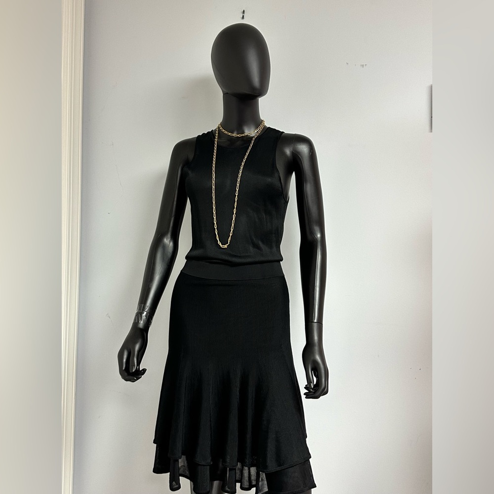 Black Mesh Dress
